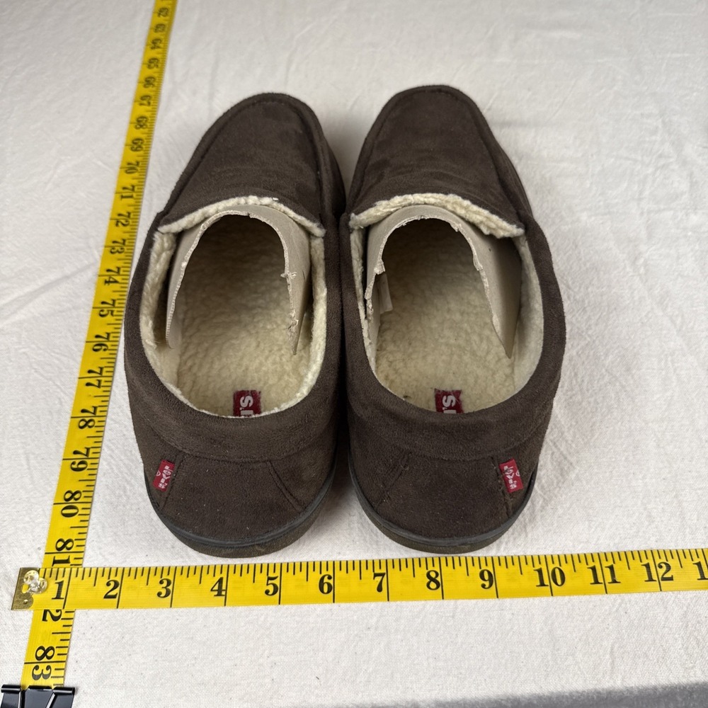 Levi's Mens Brown Slippers LG 9.5-10.5 Relaxed Comfort Indoor/Outdoor Old Money - Picture 4 of 12